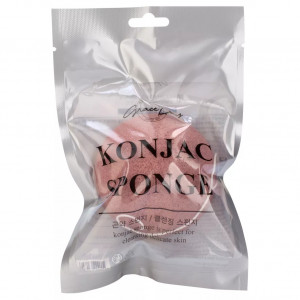 GRACE DAY Konjac Sponge is Perfect For Cleansing Delicate Skin (Pink)