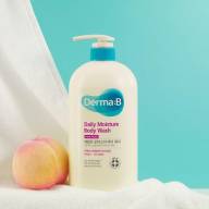 DERMA:B Daily Moisture Body Wash Fresh Peach (1000ml) - DERMA:B Daily Moisture Body Wash Fresh Peach (1000ml)