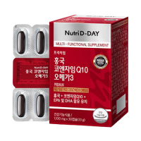 NutriD-DAY Red Yeast Coenzyme Q10 Omega3 (1,100mg x 30capsules)