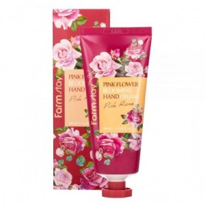 FARM STAY Pink Flower Blooming Hand Cream Pink Rose (100ml)