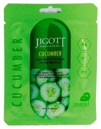 JIGOTT Cucumber Real Ampoule Mask (27ml)