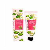 FARM STAY Pink Flower Blooming Hand Cream Water Lily (100ml) - FARM STAY Pink Flower Blooming Hand Cream Water Lily (100ml)